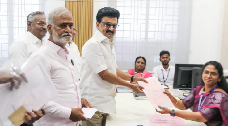 Stalin files nomination, confident of DMK alliance victory