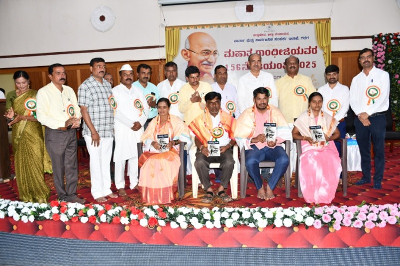 Gandhiji is a great man who brought independence to the country through non-violence and satyagraha, CN Sridhar