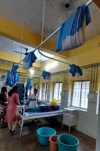 Govt hospital in Bankapur bears the brunt of rains
