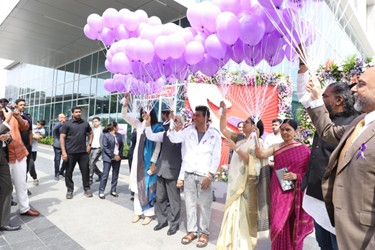 Actor Shivaraj Kumar Launches Cancer Treatment Unit at Sparsh Hospital’s Hennur Branch