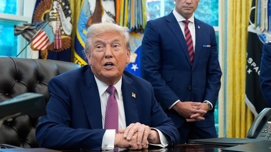 Trump says Charlie Kirk’s shooter now in custody
