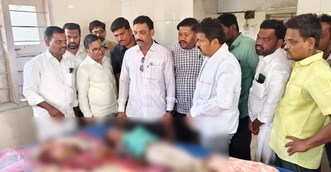 Two Children Killed as Community Hall Name Board Collapses in Manvi