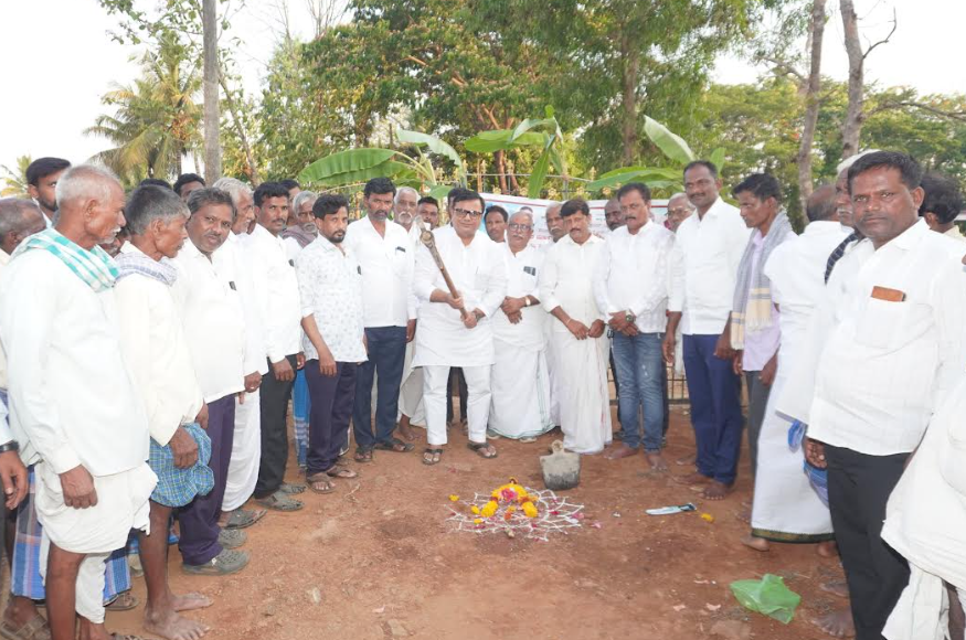 Funds announced for village development works in Hanagal
