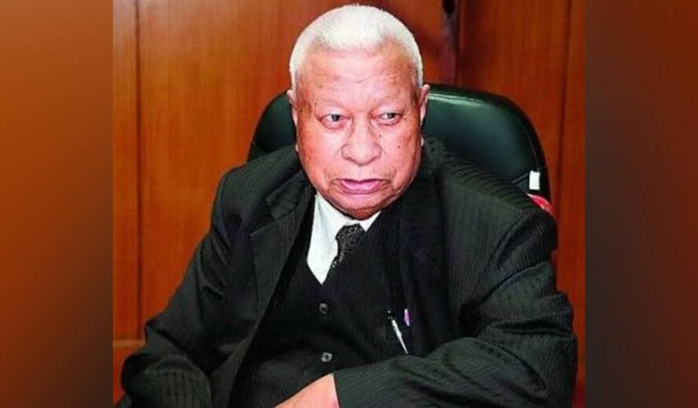 Former Meghalaya CM D.D. Lapang passes away at 91