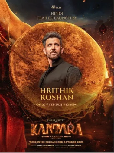 Hrithik Roshan Joins Rishab Shetty’s Kantara Trailer