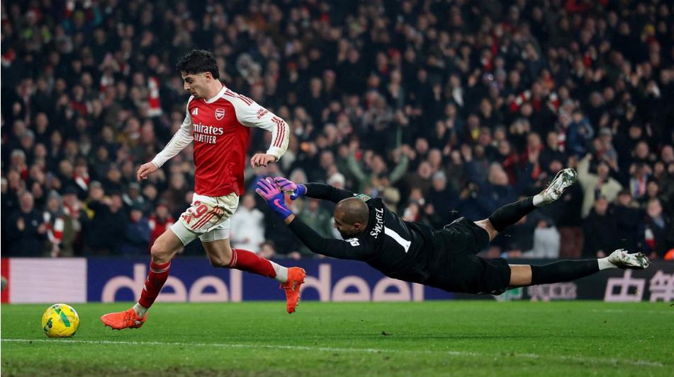 Arsenal vs Chelsea: Late Havertz strike sinks former club, sends Gunners into League Cup final