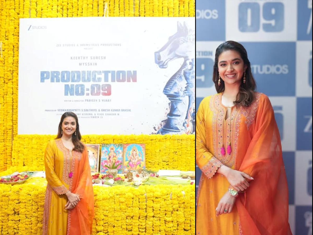 Keerthy Suresh begins first film post-wedding