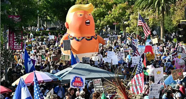 US cities witness massive ‘No Kings’ protests against Trump
