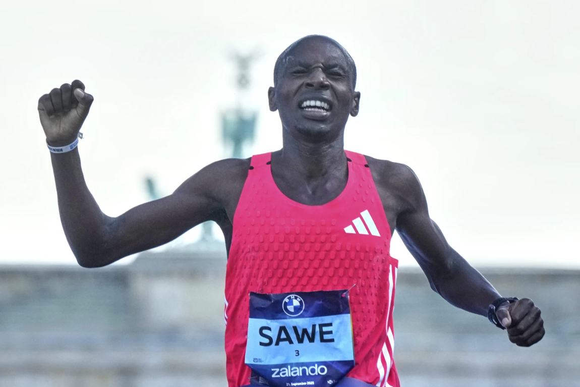 Kenya’s Sabastian Sawe wins Berlin Marathon