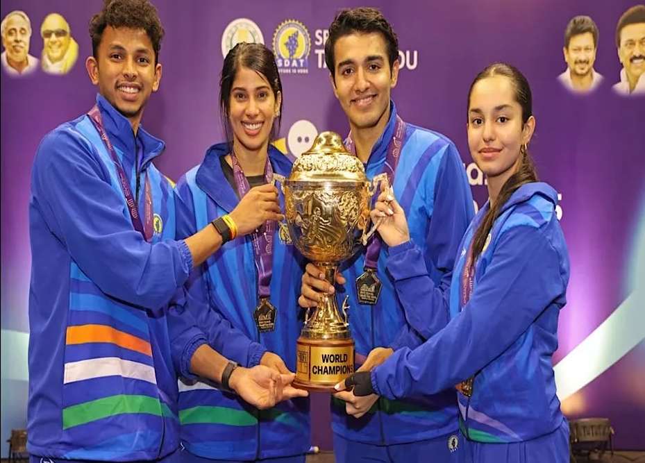 Team India Makes History with Maiden Squash World Cup Triumph