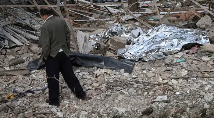 Russia’s air attack kills five, damages energy facilities