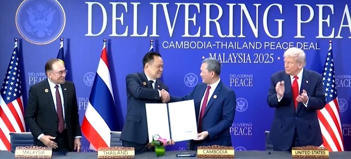 Trump oversees signing of Cambodia-Thailand ‘peace deal’