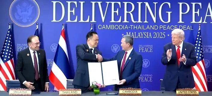 Trump oversees signing of Cambodia-Thailand ‘peace deal’