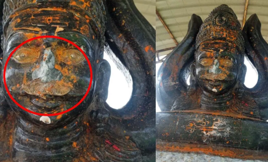 Idol of Malatesh Devara vandalised near Gundenahalli