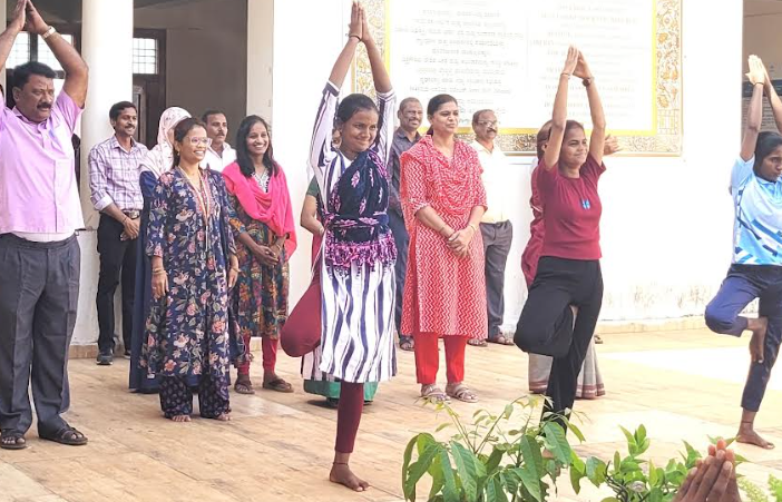 Yoga and meditation promote healthy student life