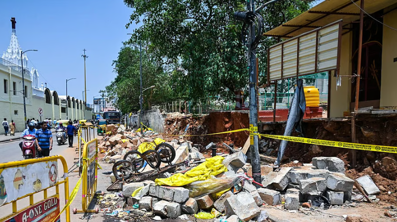 City clears dangerous walls after fatal collapse