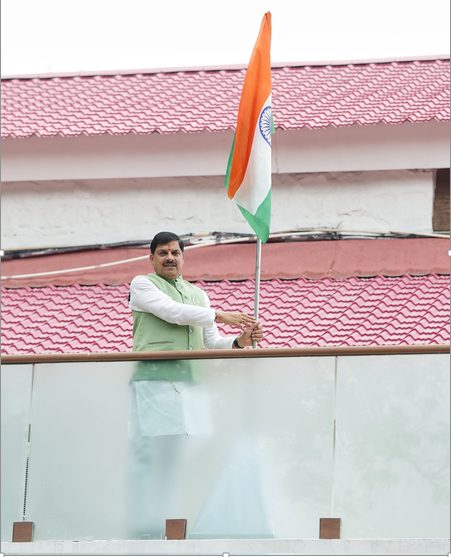 MP CM hoists flag, hails post-Operation Sindoor enthusiasm