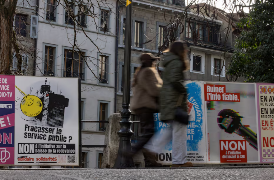 Switzerland votes on broadcaster funding cut