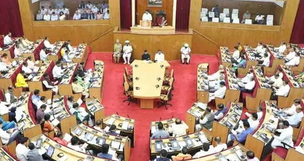 Odisha Assembly adjourned amid BJD protest