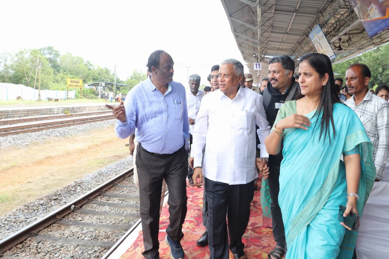 Union Minister V. Somanna Reviews Kundapur Station Plans