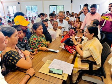 Hebbalkar Holds Janata Darshan, Hears Thousands of Grievances