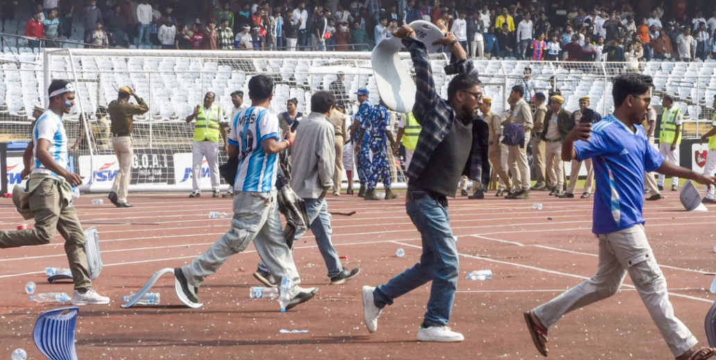 Three arrested over Messi event vandalism in Kolkata