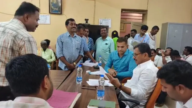 MLA H.C. Balakrishna rebukes officials over farmers’ issues