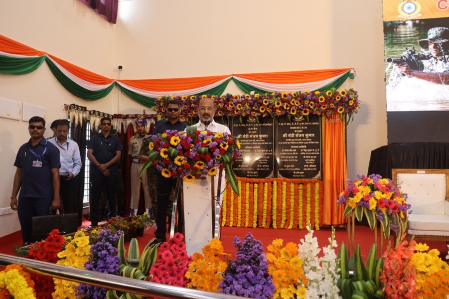Bandi Sanjay Inaugurates COBRA Jungle Warfare Facilities