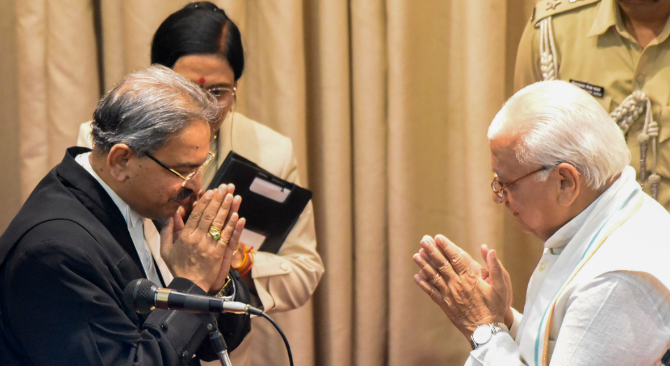 Justice PB Bajanthri takes oath as chief justice of Patna HC
