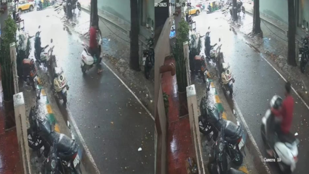 Daylight burglary at Banaswadi house captured