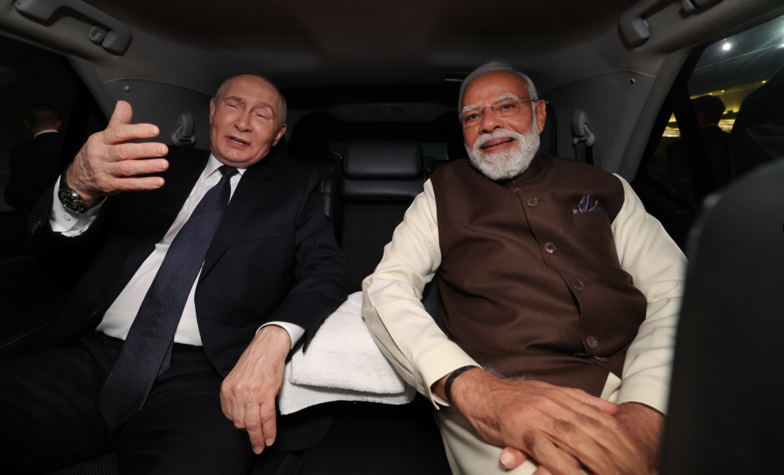 Putin arrives in Delhi for strategic talks with Modi