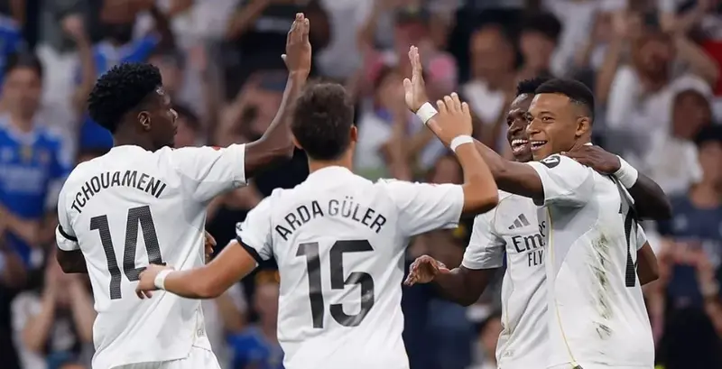 Mbappe scores penalty as Real Madrid win
