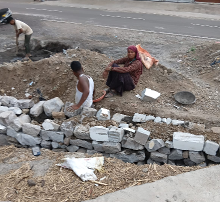 Allegations of substandard work at Ibrahimpur Railway Station
