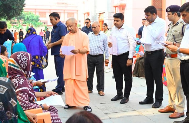 CM Yogi addresses public grievances at Janata Darshan