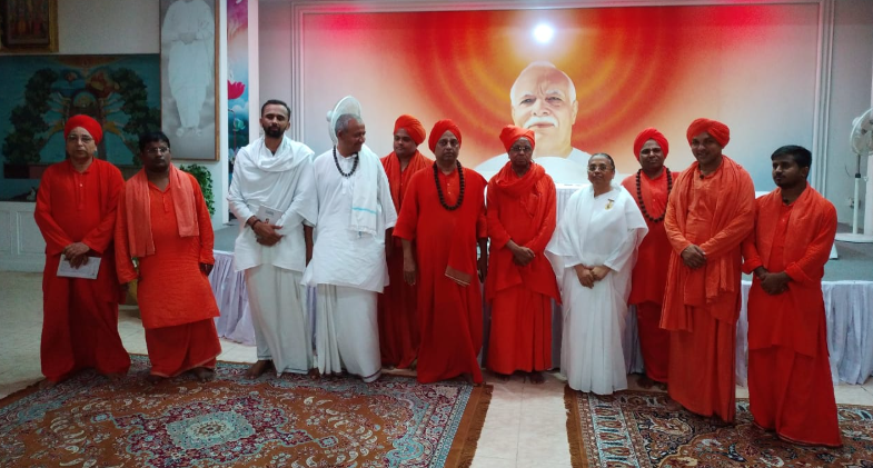 Veerashaiva Saints and Dignitaries Visit Brahma Kumaris Centre