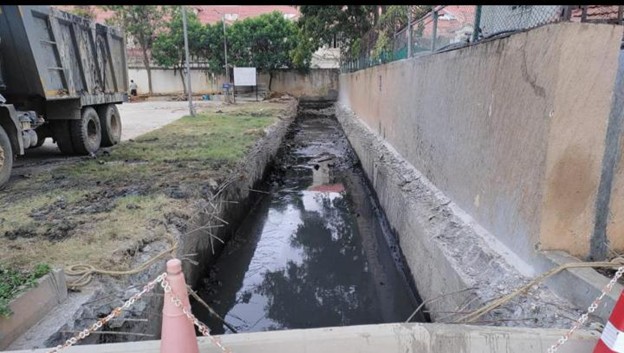 Drain Encroachment Cleared
