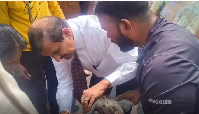 MP comes to rescue of woman hurt in road accident