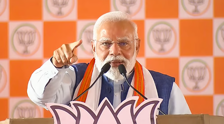 Modi Alleges Congress Named Tejashwi CM ‘At Gunpoint’