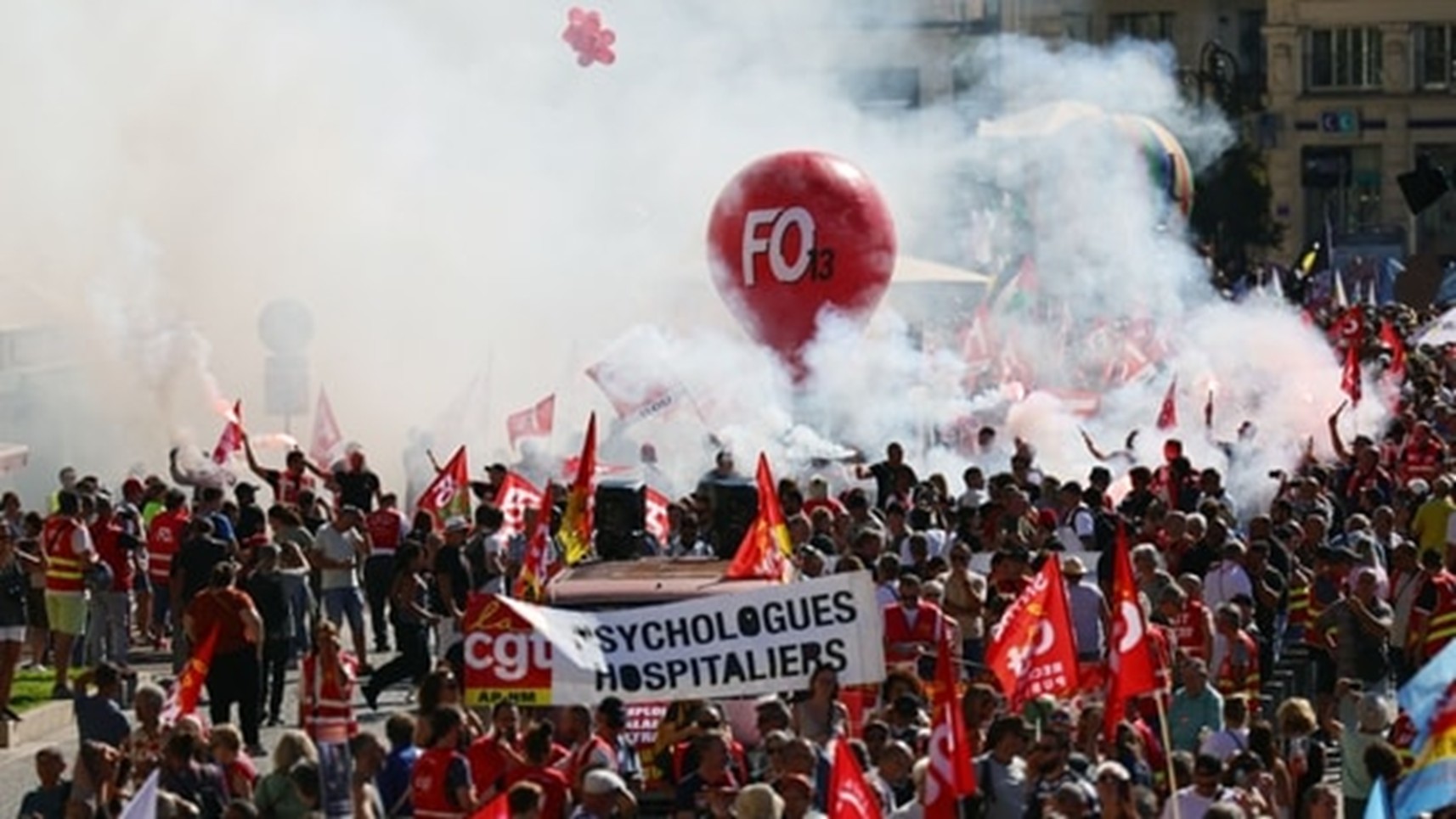 Massive protests hit France over budget cuts