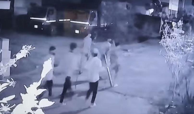 Armed Youths Caught on CCTV