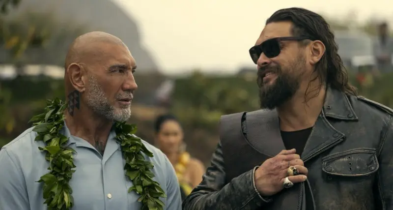 Jason Momoa, Dave Bautista star together