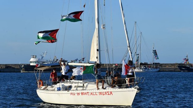 Spain, Italy send naval ships for Gaza flotilla