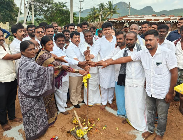 MLA Veerendra Pappi pledges village development works