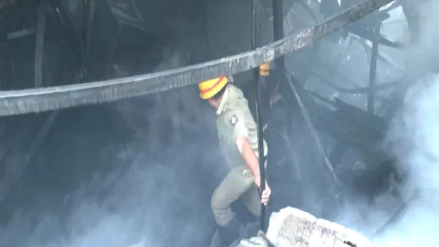 Massive fire destroys Malleshwaram furniture shop
