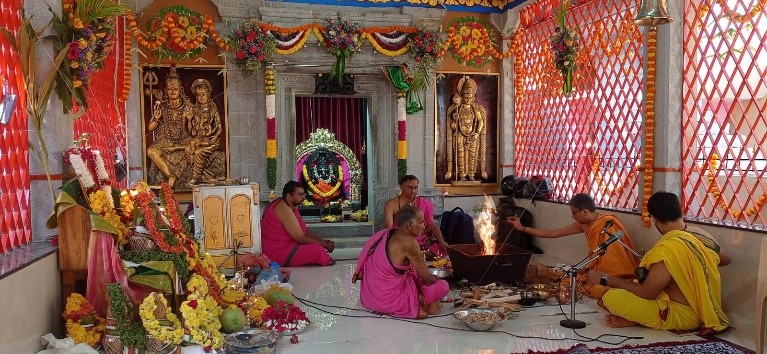 Kumbabishekam Held at Sri Varasiddi Vinayaka Temple in Hoskote