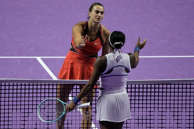 Sabalenka Downs Gauff to Enter Semifinals at WTA Finals in Riyadh