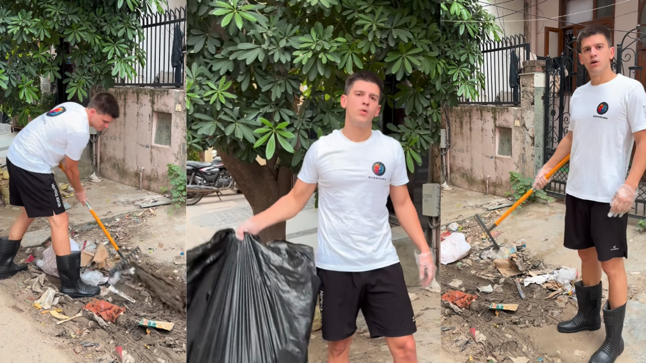 Swedish Man’s India Clean-up Challenge