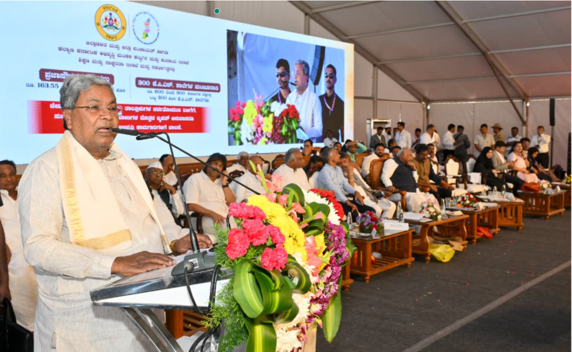 CM Inaugurates Projects worth ₹906 Crore in Yadrami Taluk