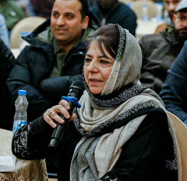 Mehbooba backs Iran amid escalating tensions
