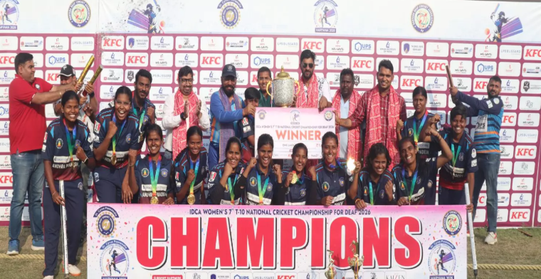 Andhra Pradesh girls win deaf cricket title
